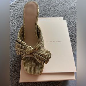 Loeffler Randall Sz 8.5 Claudia in Oro - NWT